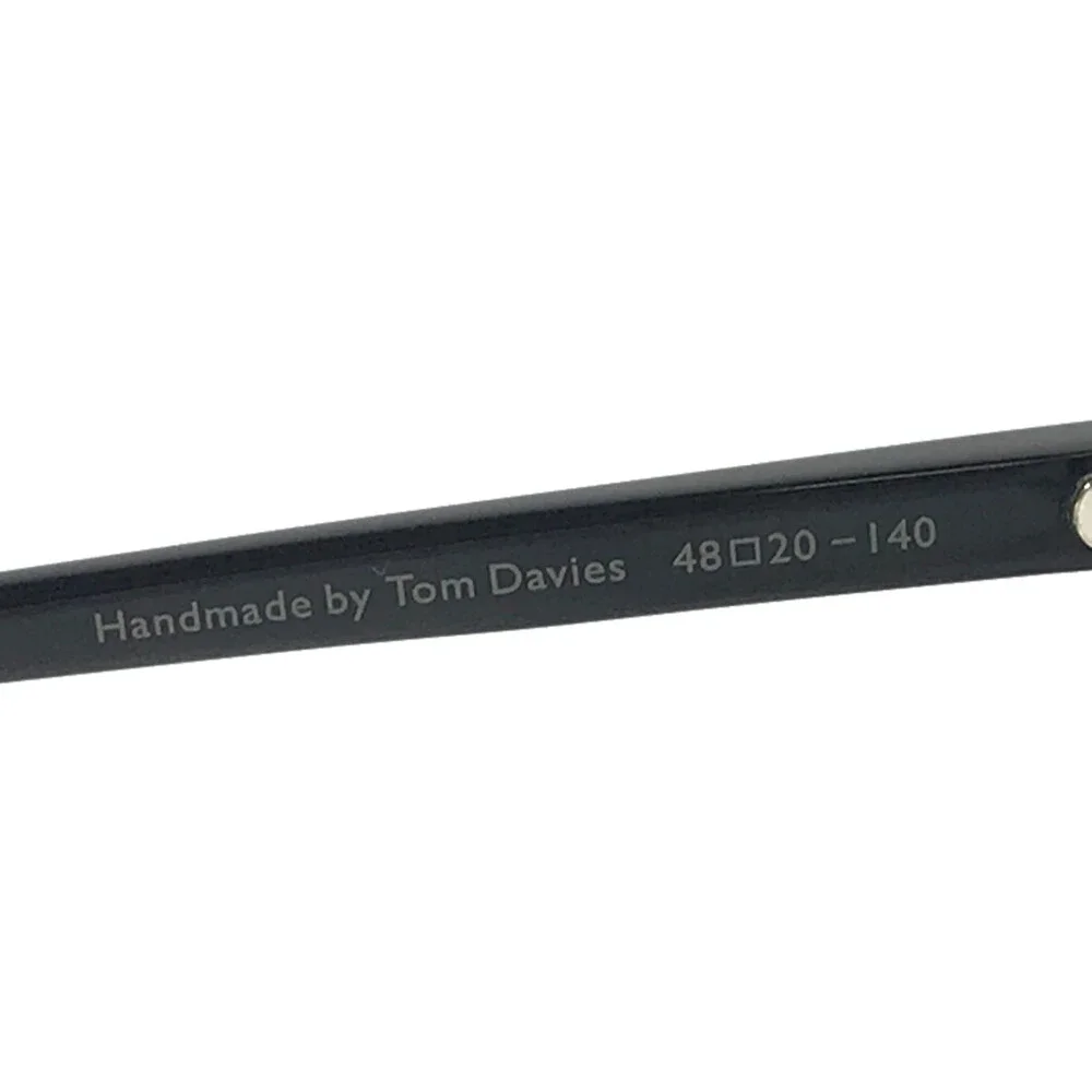 Tom Davies Eyeglasses Frames TD745 Col. 2250 Polished Shiny Black 48-20-140